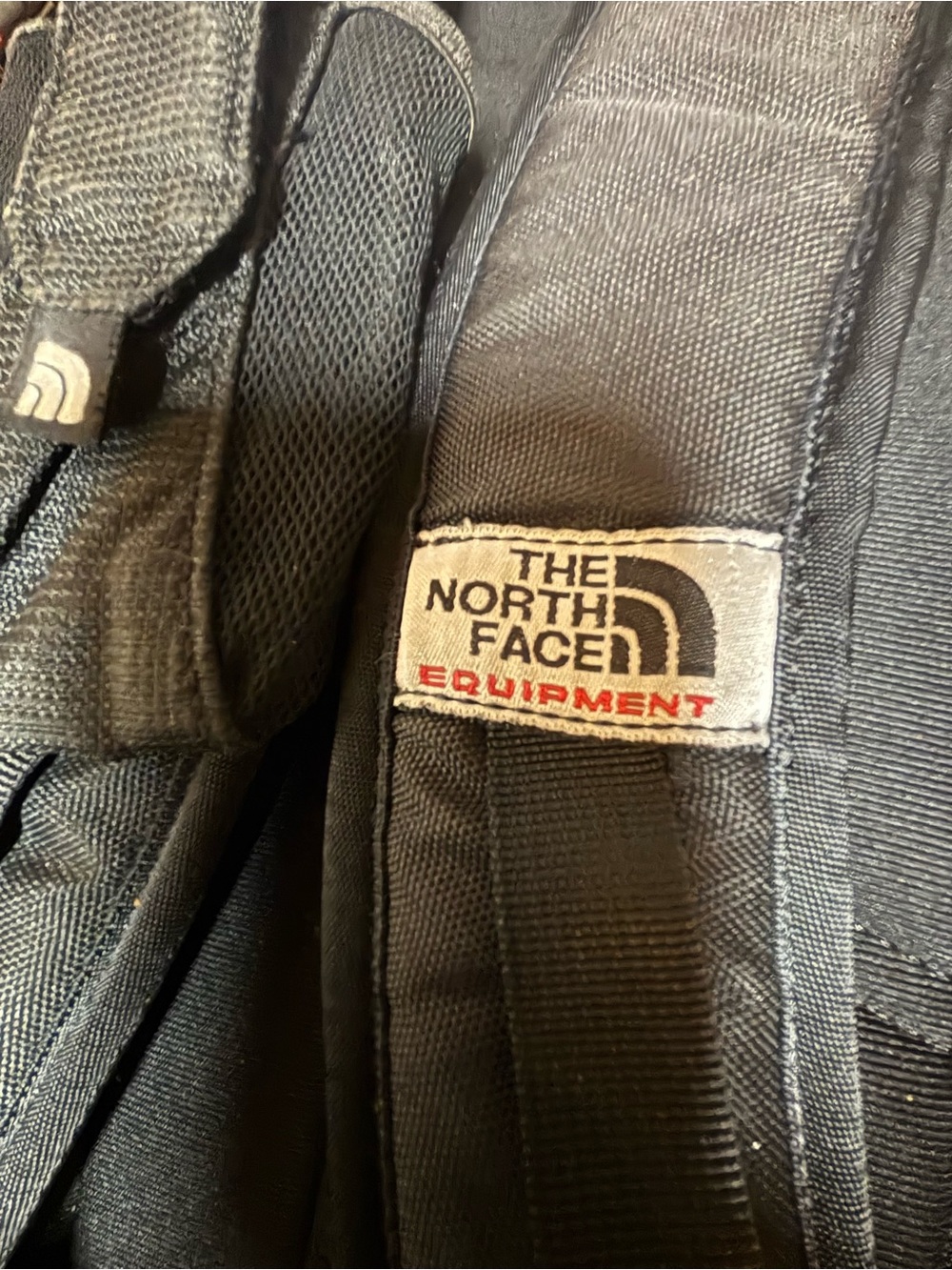 Vintage The North Face Recon Backpack Orange Grey Y2K Equipment Era - Picture 9 of 15